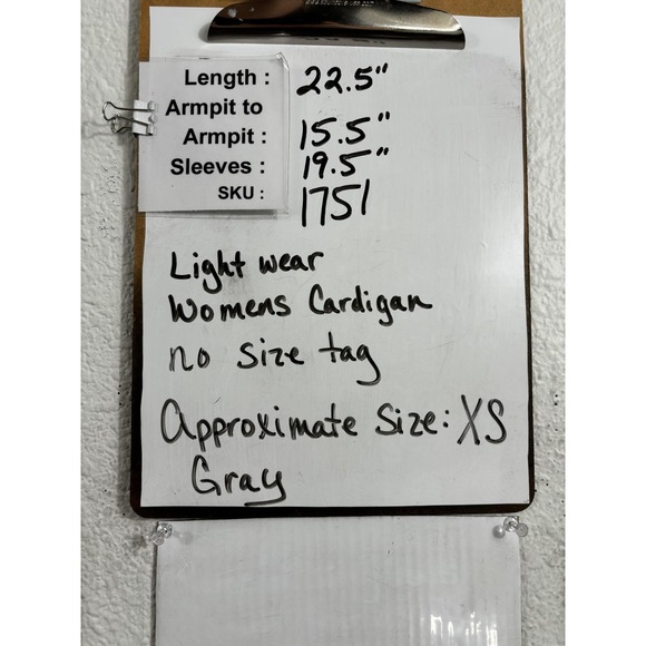 J.Crew Collection Cardigan Sweater Womens XS Gray Italian Cashmere V Neck C2377 - Picture 9 of 9